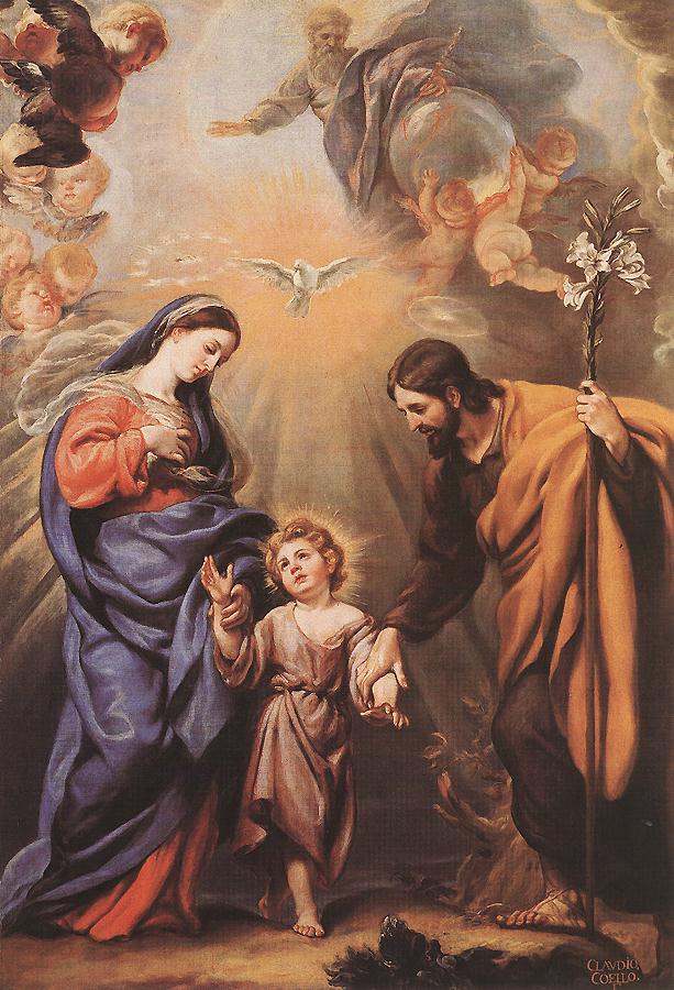 The Holy Family with the Virgin Mary, the Child Jesus, and Saint Joseph
