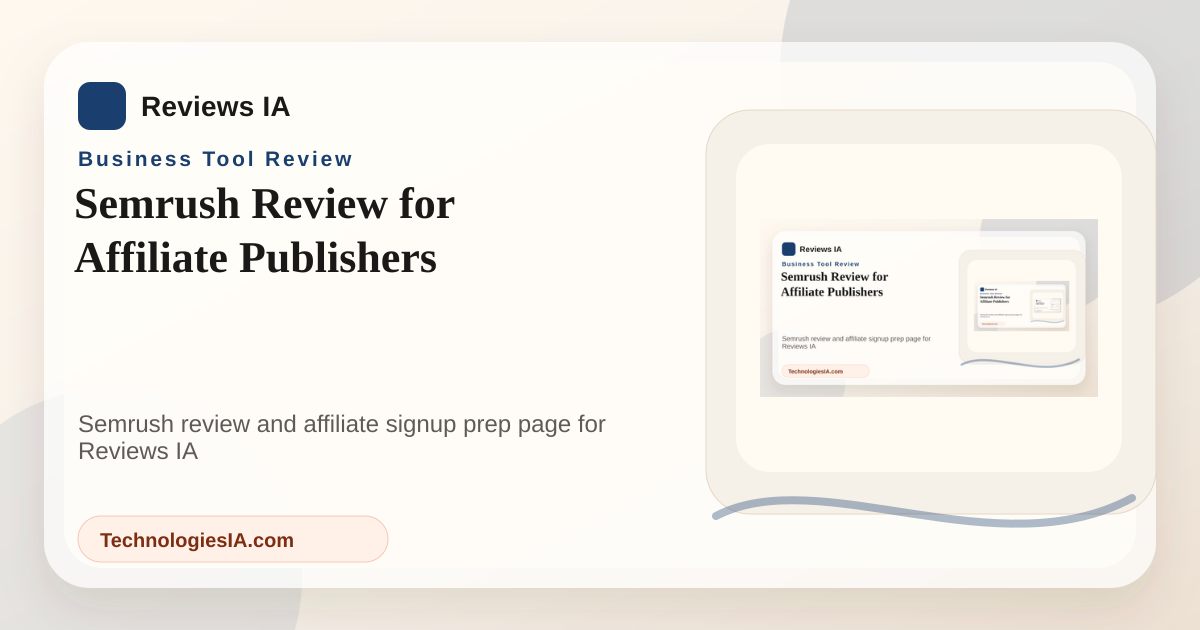 Semrush review