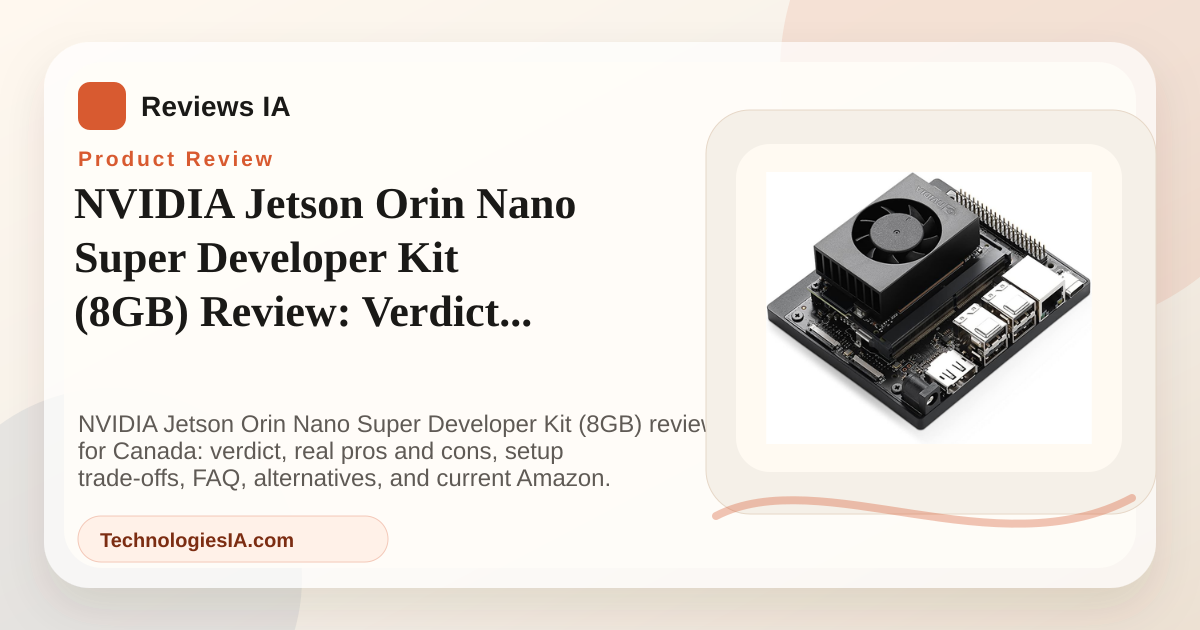 NVIDIA Jetson Orin Nano developer kit