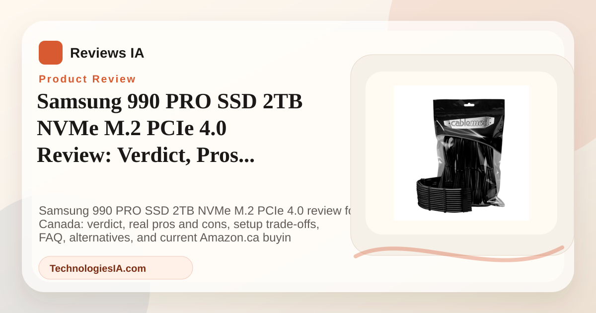 Samsung 990 PRO 2TB NVMe SSD
