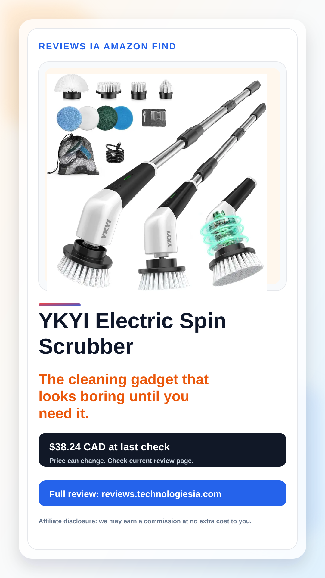 YKYI Electric Spin Scrubber TikTok preview